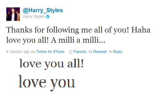  HARRY STYLES LOVES ME. Your argument is invalid