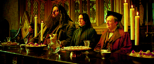  Hagrid, Snape and Slughorn