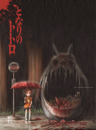  Horror version of My Neighbor Totoro