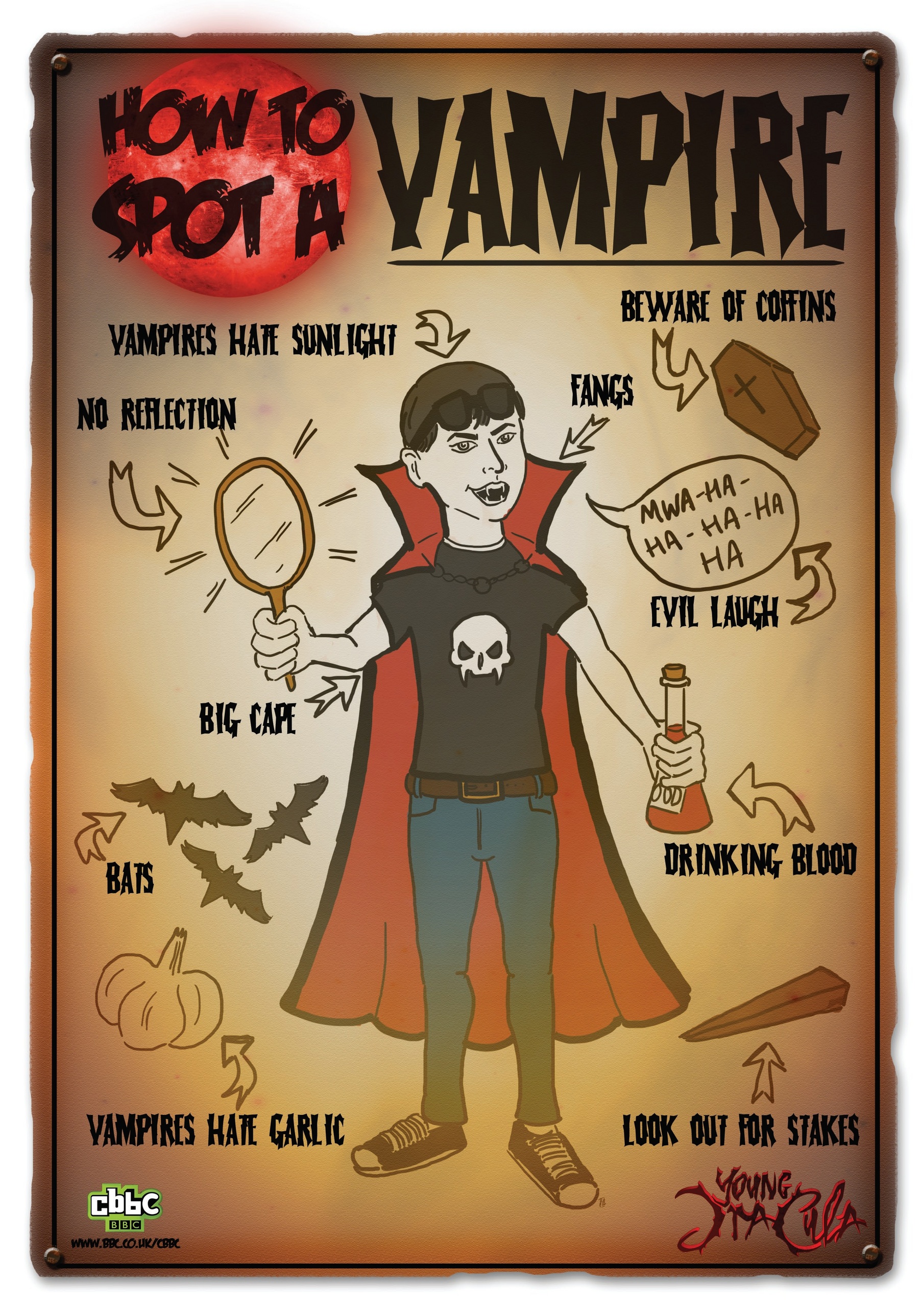How to Spot a Vampire Poster - Young Dracula fotografia (27050679) - fanpop