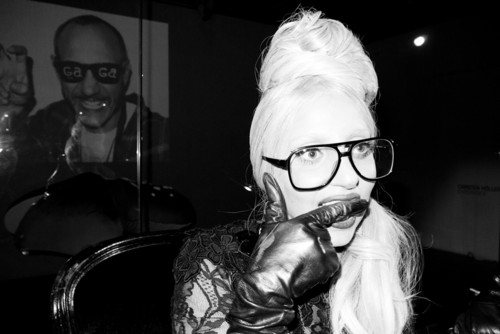  Lady Gaga at the Terry Richardson book launch (by Terry Richardson)