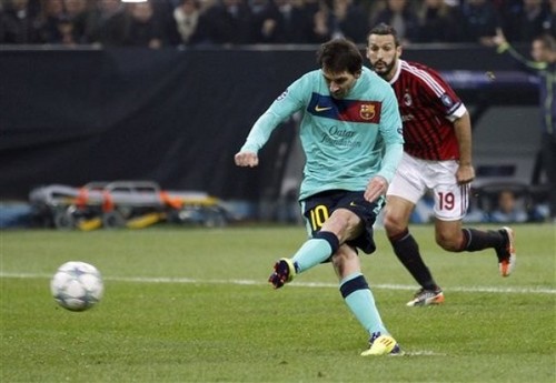  Lionel Messi - AC Milan (2) v FC Barcelona (3)