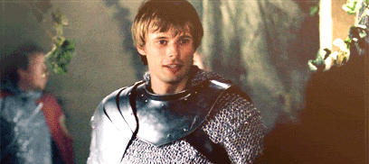  Merlin 4.08 - Gwen at a Run and Arthur's Smile