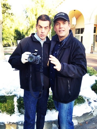 Michael Weatherly and Sean Murray