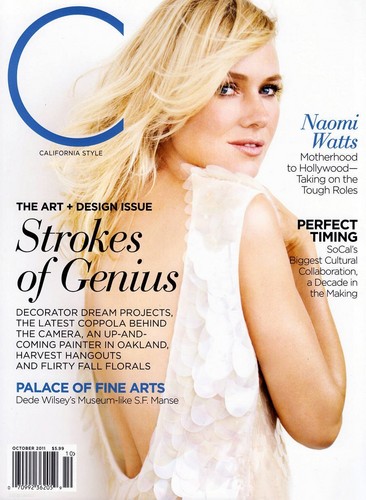  Naomi Watts - California Style Magazine, October 2011