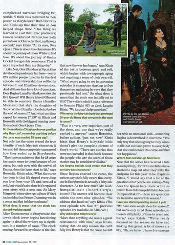  OUAT - EW Magazine scans - Burning pertanyaan answered!