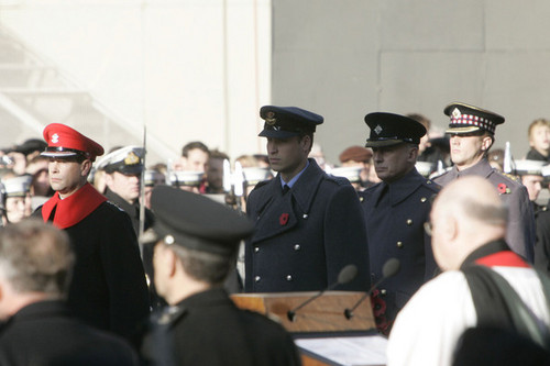 The Remembrance Sunday Service at The Cenotaph  