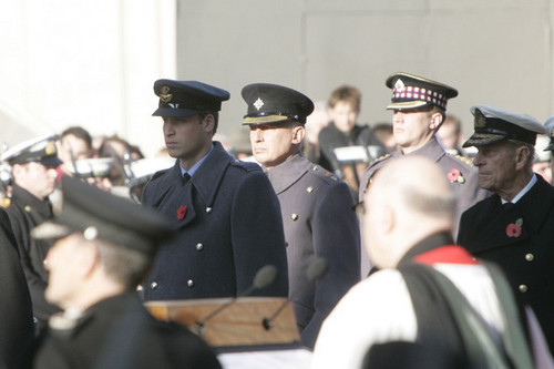  The Remembrance Sunday Service at The Cenotaph
