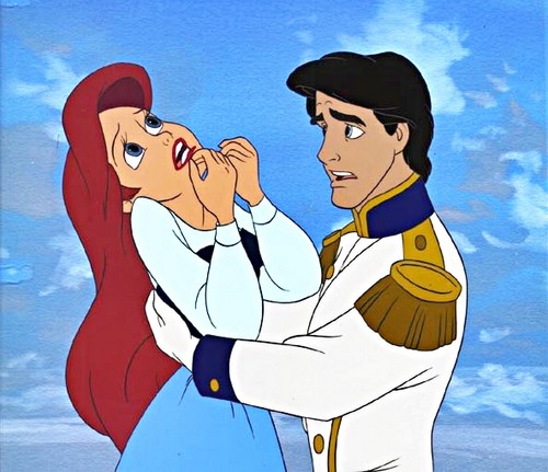  Walt Disney Cels - Princess Ariel & Prince Eric