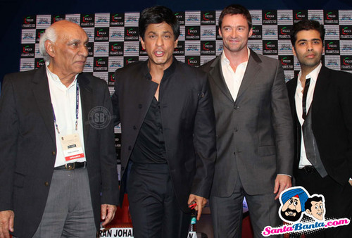  With Shahrukh Khan at FICCI Frames 2011