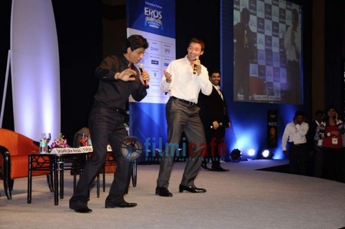 With Shahrukh Khan at FICCI Frames 2011
