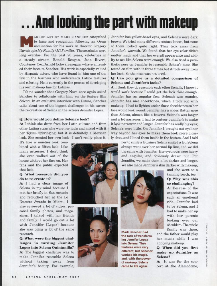 Jennifer Lopez Magazine Articles