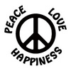  peace upendo and happiness