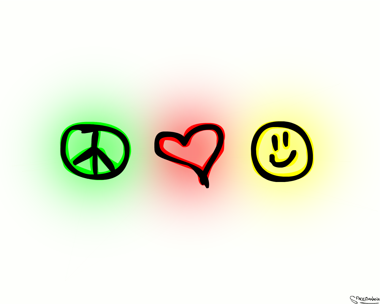 peace love and happiness