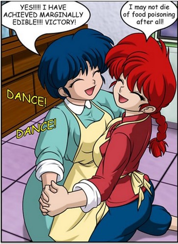  Akane & Ranma-Chan _victory dance