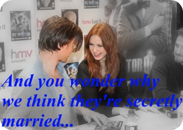 And you wonder why we think they're secretly married...