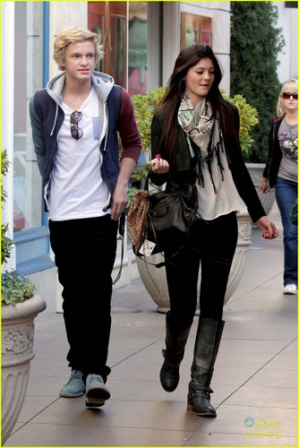  Cody Simpson & Kylie Jenner Meet Up at the Grove
