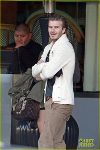  David Beckham: Prince Harry Visit in LA!