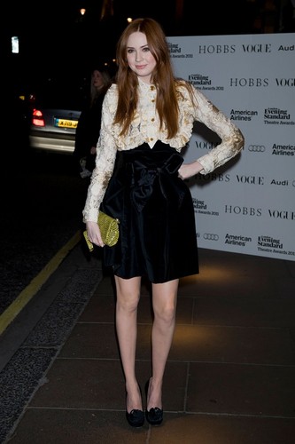  Karen Gillan @ The Londra Evening Standard Theatre Awards 2011 21/11/11
