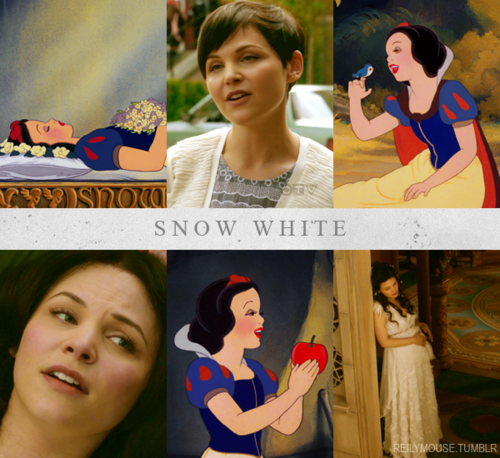  Once Upon A Time Characters + Disney Counterparts