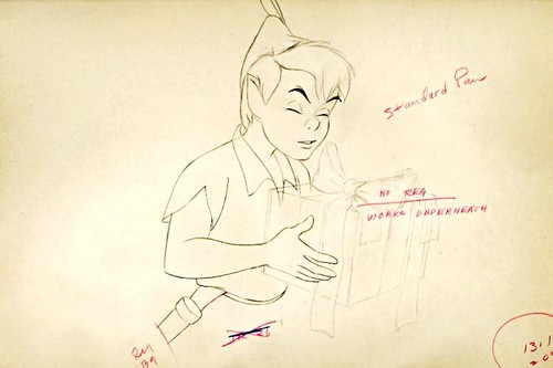  Walt डिज़्नी Sketches - Peter Pan