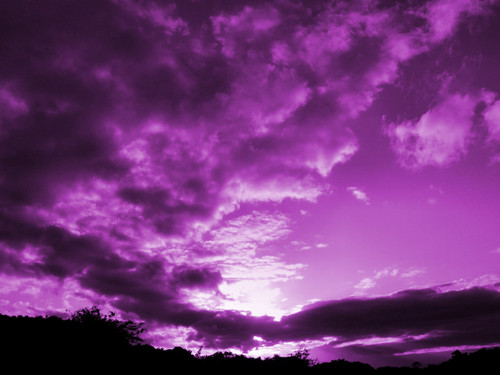 purple sky