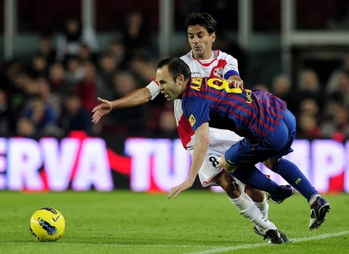  Andres Iniesta - FC Barcelona (4) v Rayo Vallecano (0) - La Liga