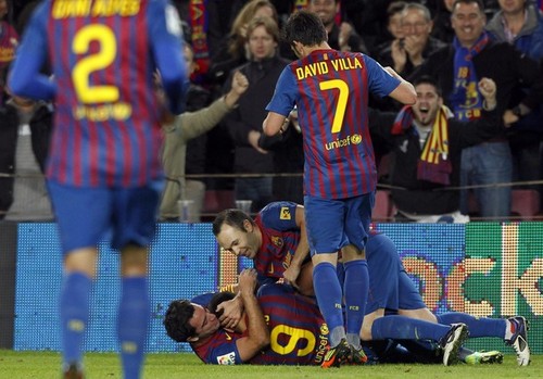  David 别墅 - FC Barcelona (4) v Rayo Vallecano (0) - La Liga