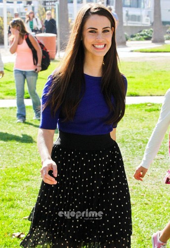  Jessica Lowndes on the Set of 90210 in L.A, Nov 29