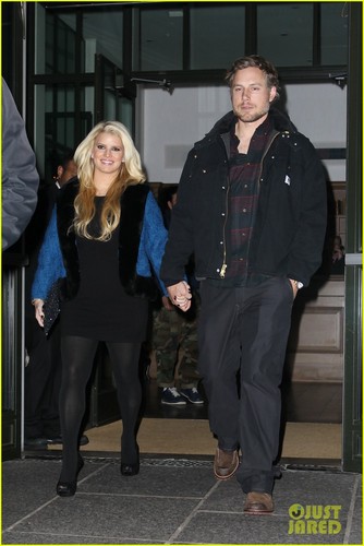  Jessica Simpson & Eric Johnson: Downtown ディナー in NYC