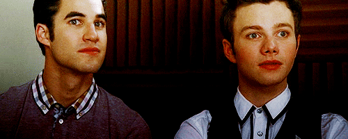  Kurt and Blaine 3x07 gifs