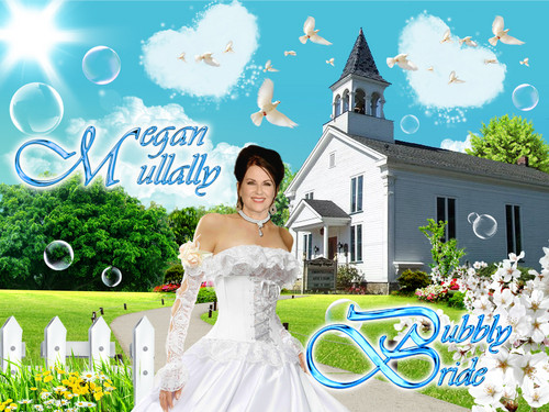  Megan Mullally - Bubbly Bride