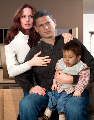 Prison Break - Michael Scofield and his little son MJ
