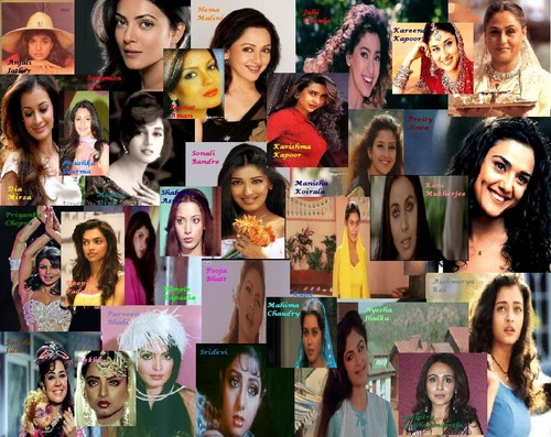  Queens of Bolllywood Collage