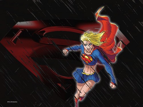  Supergirl in black Rain