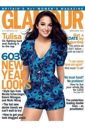  Tulisa Contostavlos 'Glamour' Magazine January 2012