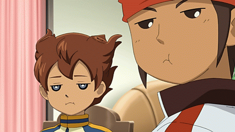  endou and tenma eating