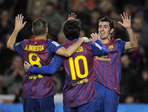  Andres Iniesta - FC Barcelona (5) v Levante (0) - La Liga