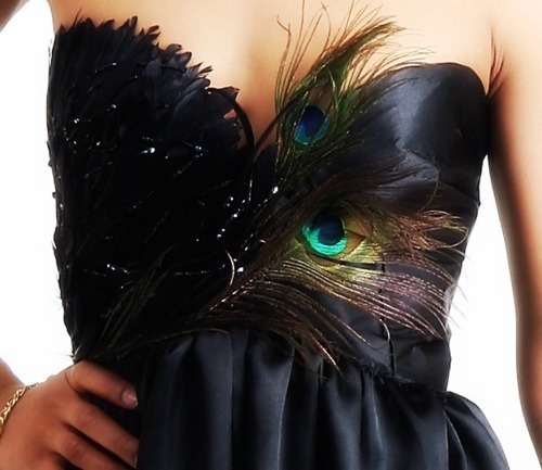  Bonnie M's peacock dress