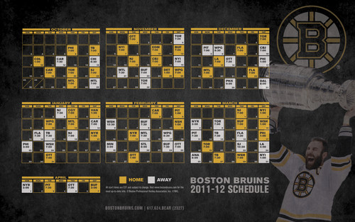  Bruins 2011-12 Schedule