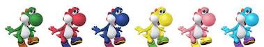  Different Colour Yoshis!