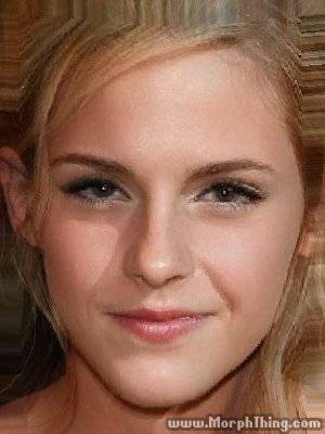  Emma and Kristen morphed together