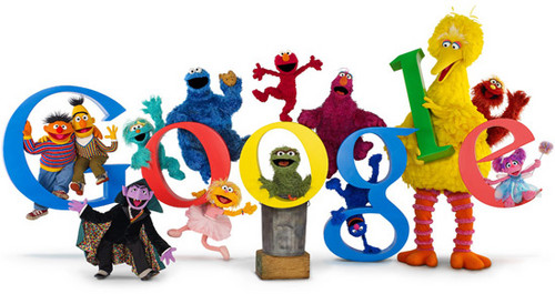  Google...Sesame 街, 街道