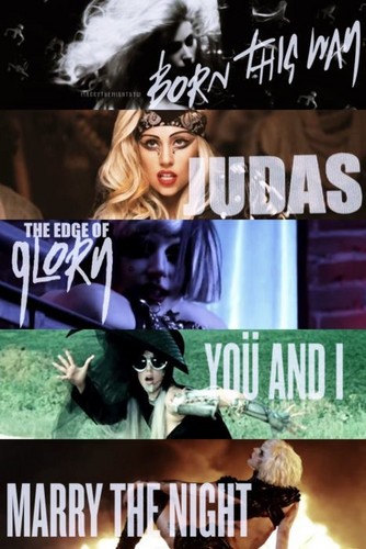  Lady Gaga Born This Way Album-Videos