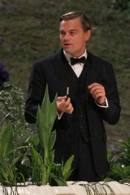  Leo on The Great Gatsby set.