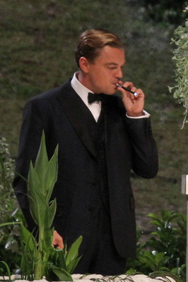  Leo on The Great Gatsby set.