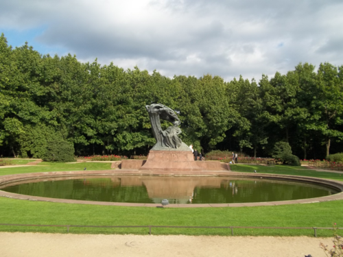  Chopin Statue, Warsaw.