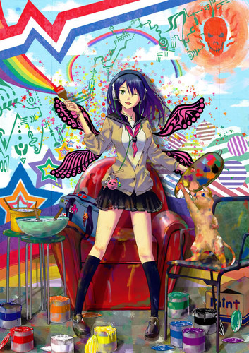  Colorful anime pics