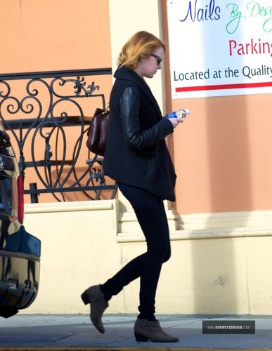  Emma Stone Out In Los Angeles on 12/03