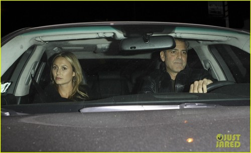  George Clooney & Stacy Keibler: hapunan at Craig's!